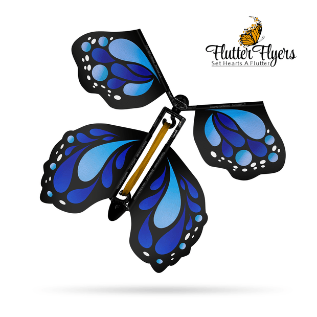 Flutter Flyers  Blue Monarch FlutterFlyers I Package of 5 Single Color