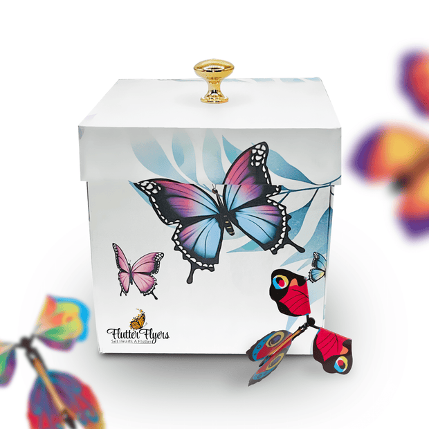 Flutter Flyers  FlutterBox I DIY Butterfly Explosion Box Kit