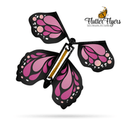 Flutter Flyers Gender Reveal FlutterFlyers I Blue or Pink Flying Butterflies and White FlutterBox