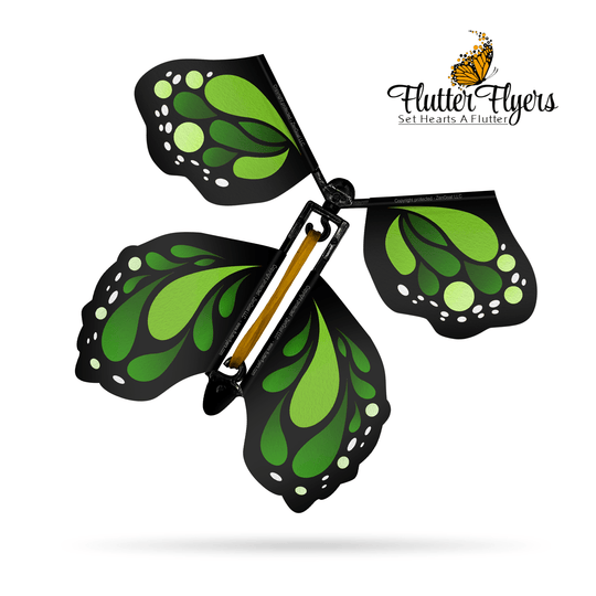 Flutter Flyers  Green Monarch FlutterFlyers I Package of 5 Single Color