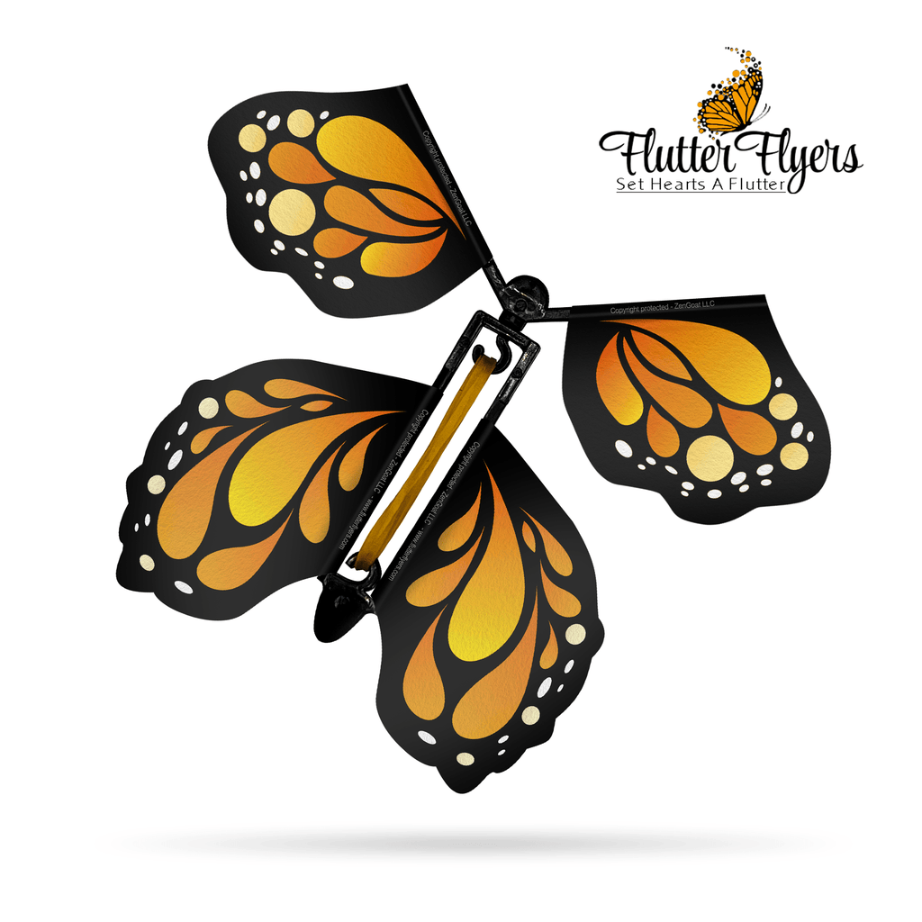 Flutter Flyers  Orange Monarch FlutterFlyers I Package of 5 Single Color