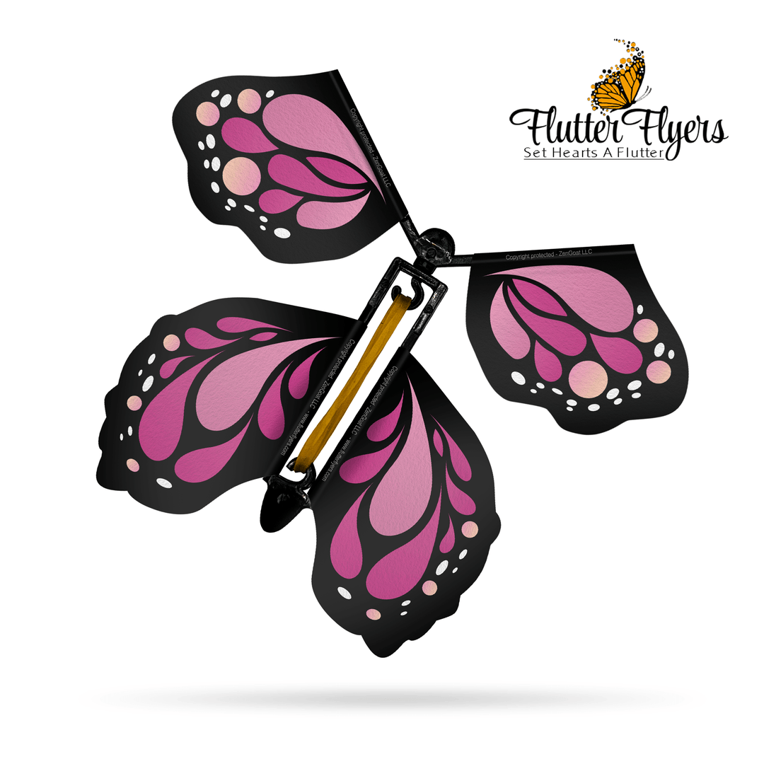 Flutter Flyers  Pink Monarch FlutterFlyers I Package of 5 Single Color