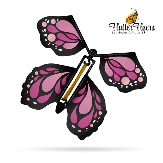 Flutter Flyers  Pink Monarch FlutterFlyers I Package of 5 Single Color