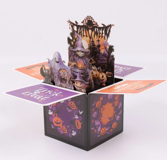 FlutterBoo Pop-Up Halloween Card