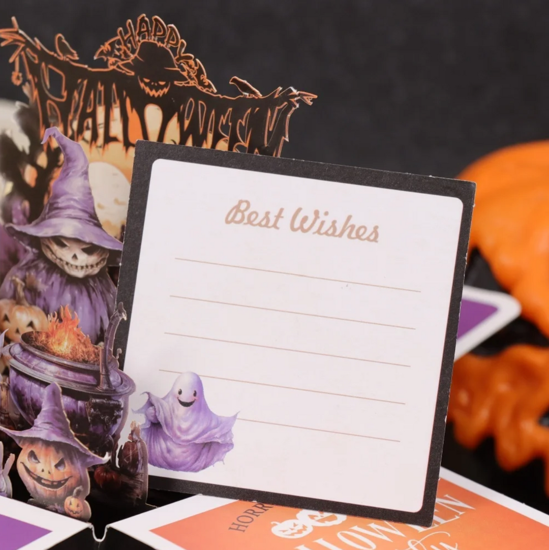 FlutterBoo Pop-Up Halloween Card