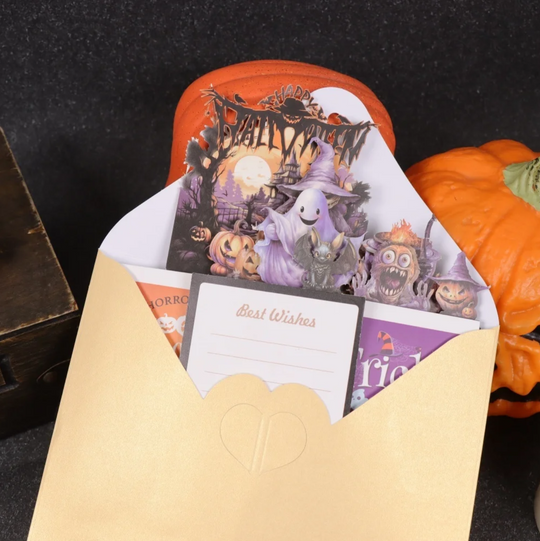 FlutterBoo Pop-Up Halloween Card