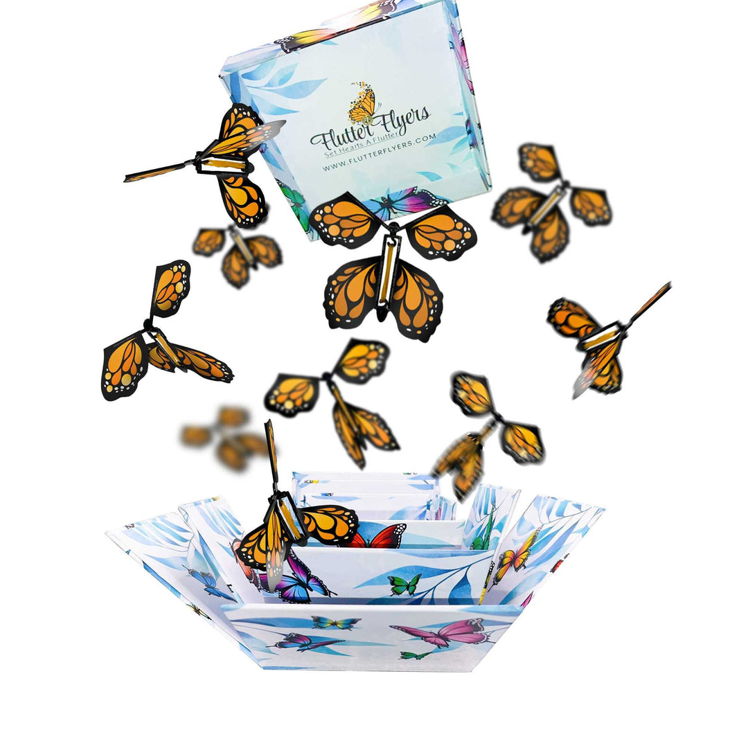 Monarch Butterfly Explosion Box with FlutterFlyers I FlutterBox Kit