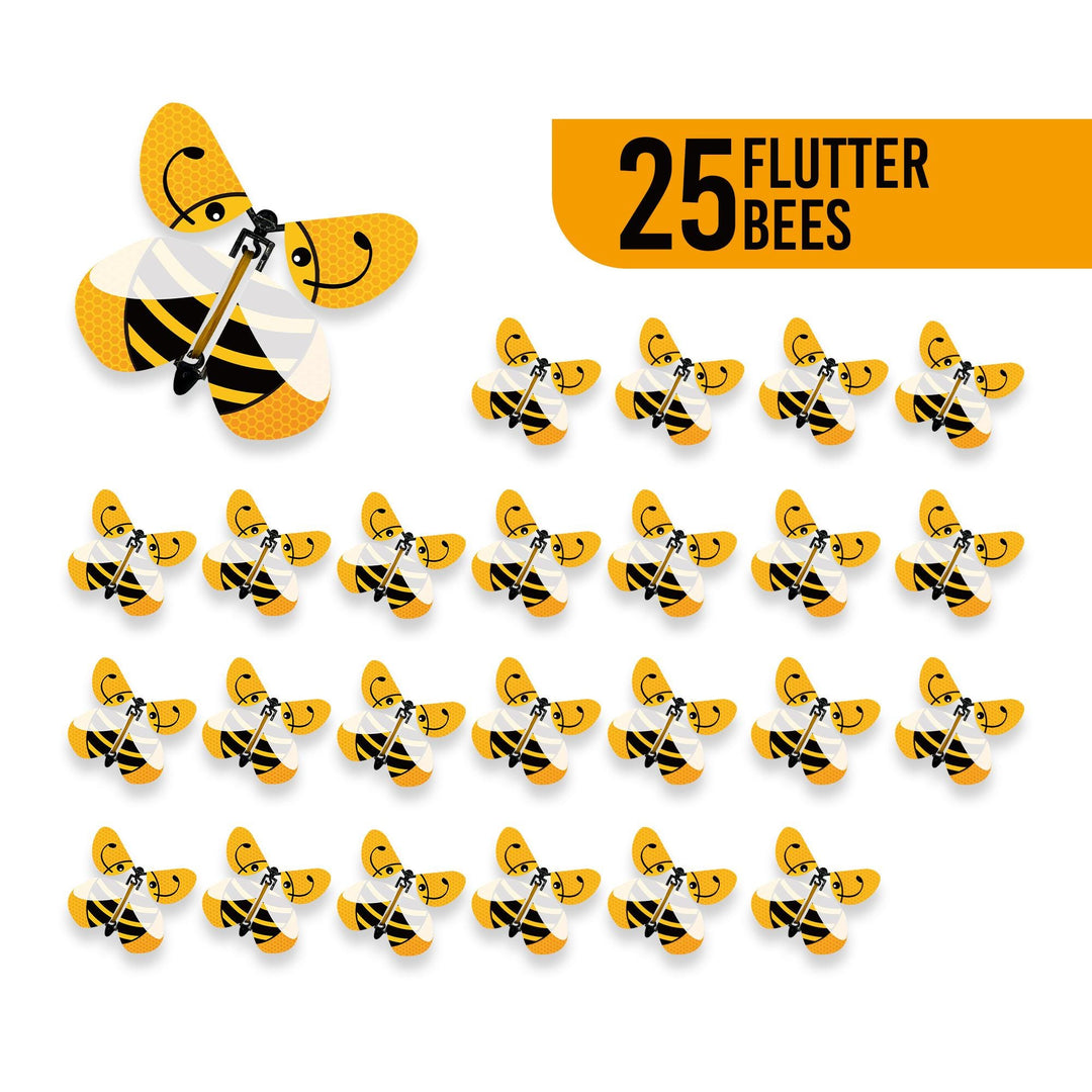 Flying Wind-Up Bees, Greeting Card Surprise, Bee Lover Gift, Funny Flying Bee Toy, Birthday Card Insert, Unique Gift for Kids &amp; Adults