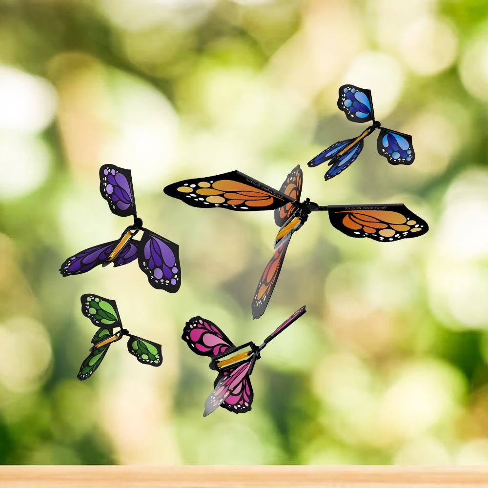 Flying Wind-Up Butterflies, Greeting Card Surprise, Butterfly Lover Gift, Flying Butterfly Toy, Birthday Card Insert, Unique Gift