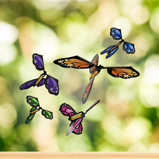 Flying Wind-Up Butterflies, Greeting Card Surprise, Butterfly Lover Gift, Flying Butterfly Toy, Birthday Card Insert, Unique Gift