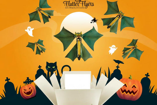 Halloween Bat Box with Flying Bats, Explosion Gift Box, Spooky Surprise Box, Halloween Gift for Kids, Grandkids &amp; Adults