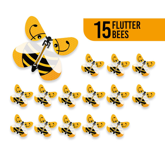 Flying Wind-Up Bees, Greeting Card Surprise, Bee Lover Gift, Funny Flying Bee Toy, Birthday Card Insert, Unique Gift for Kids &amp; Adults