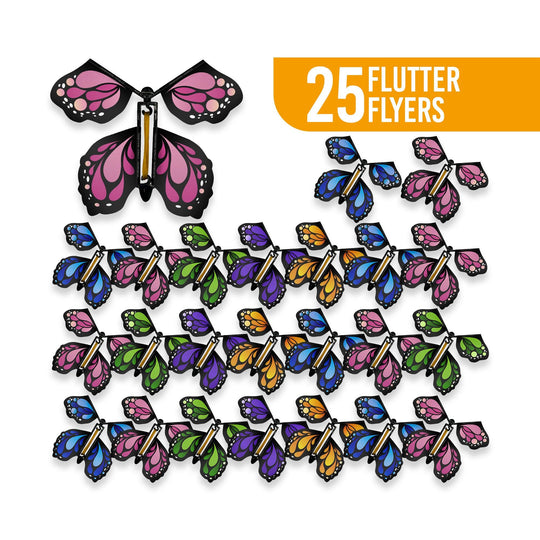 Flying Wind-Up Butterflies, Greeting Card Surprise, Butterfly Lover Gift, Flying Butterfly Toy, Birthday Card Insert, Unique Gift