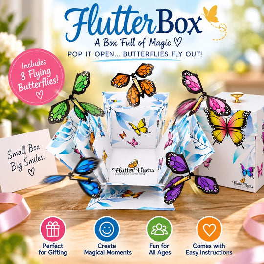 Butterfly Explosion Gift Box with Flying Butterflies, Monarch Butterfly Surprise Box, Birthday Gift, Mother’s Day Gift, Unique Gift