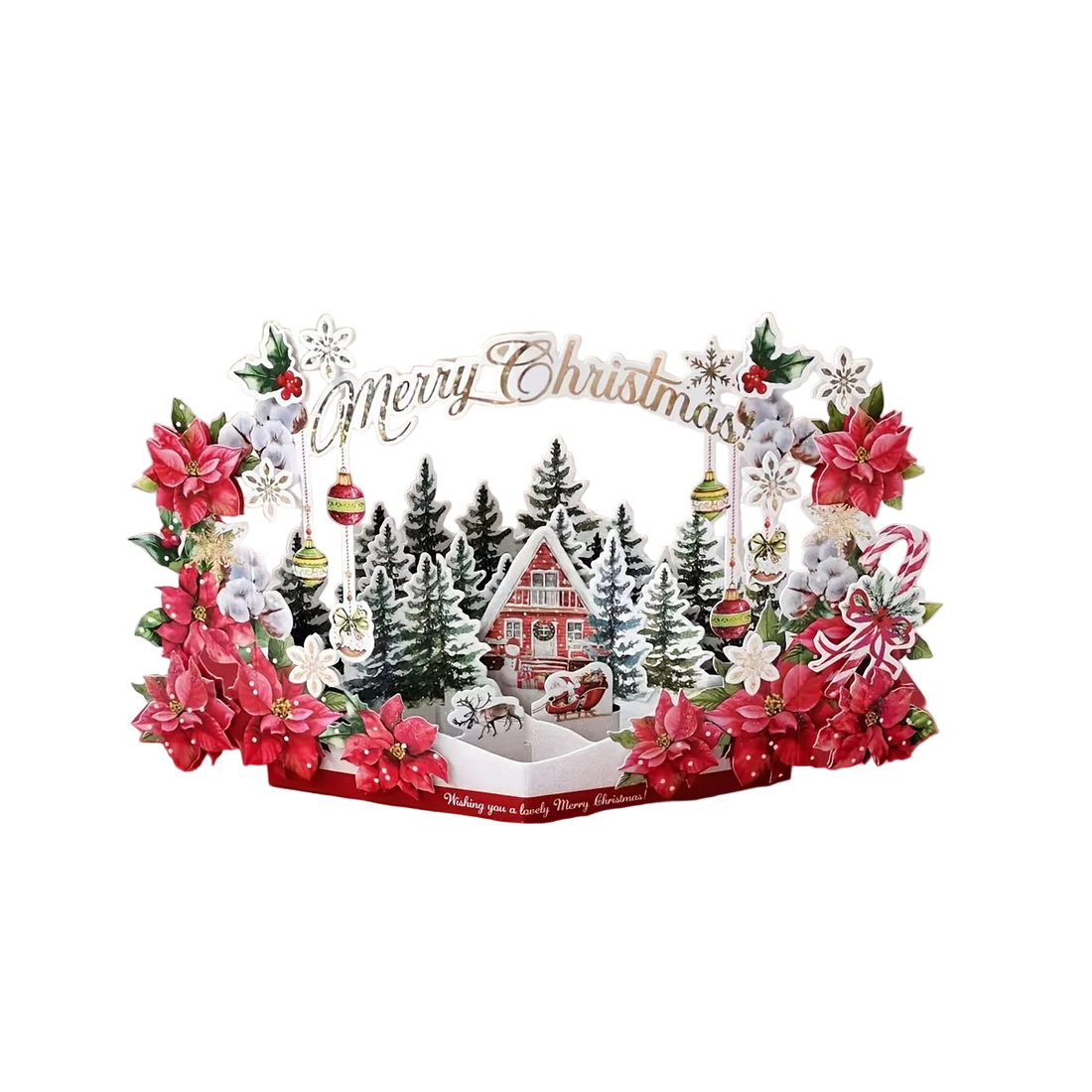 FlutterJolly: Santa’s Winter Wonderland Pop-Up Card — Default Title