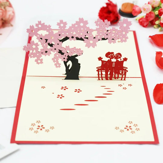 FlutterJoy: Valentine's Pop-Up Cards