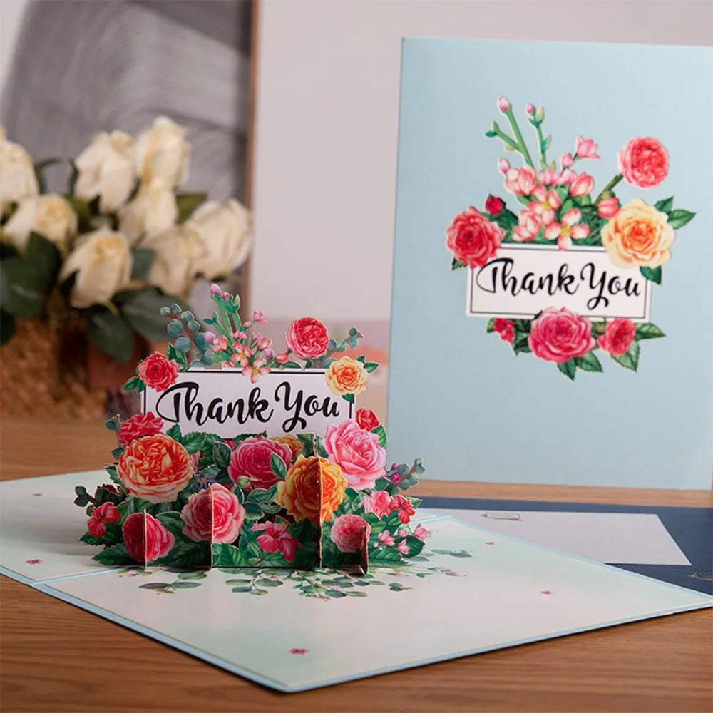 FlutterJoy: Thank You Pop-Ups — Rose Garden Thank You