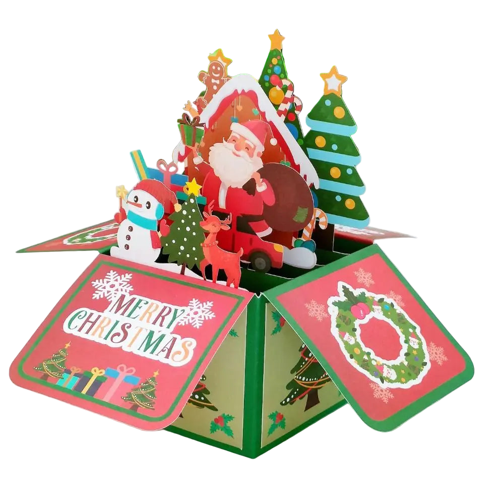 FlutterJolly Christmas Pop-Up Cards — North Pole Surprise