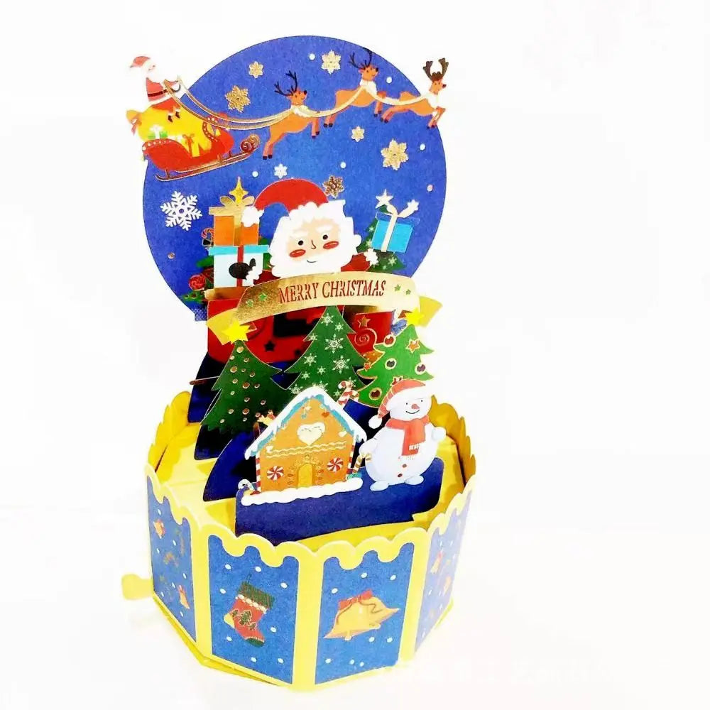 FlutterJolly Christmas Pop-Up Cards — Starry Night Santa